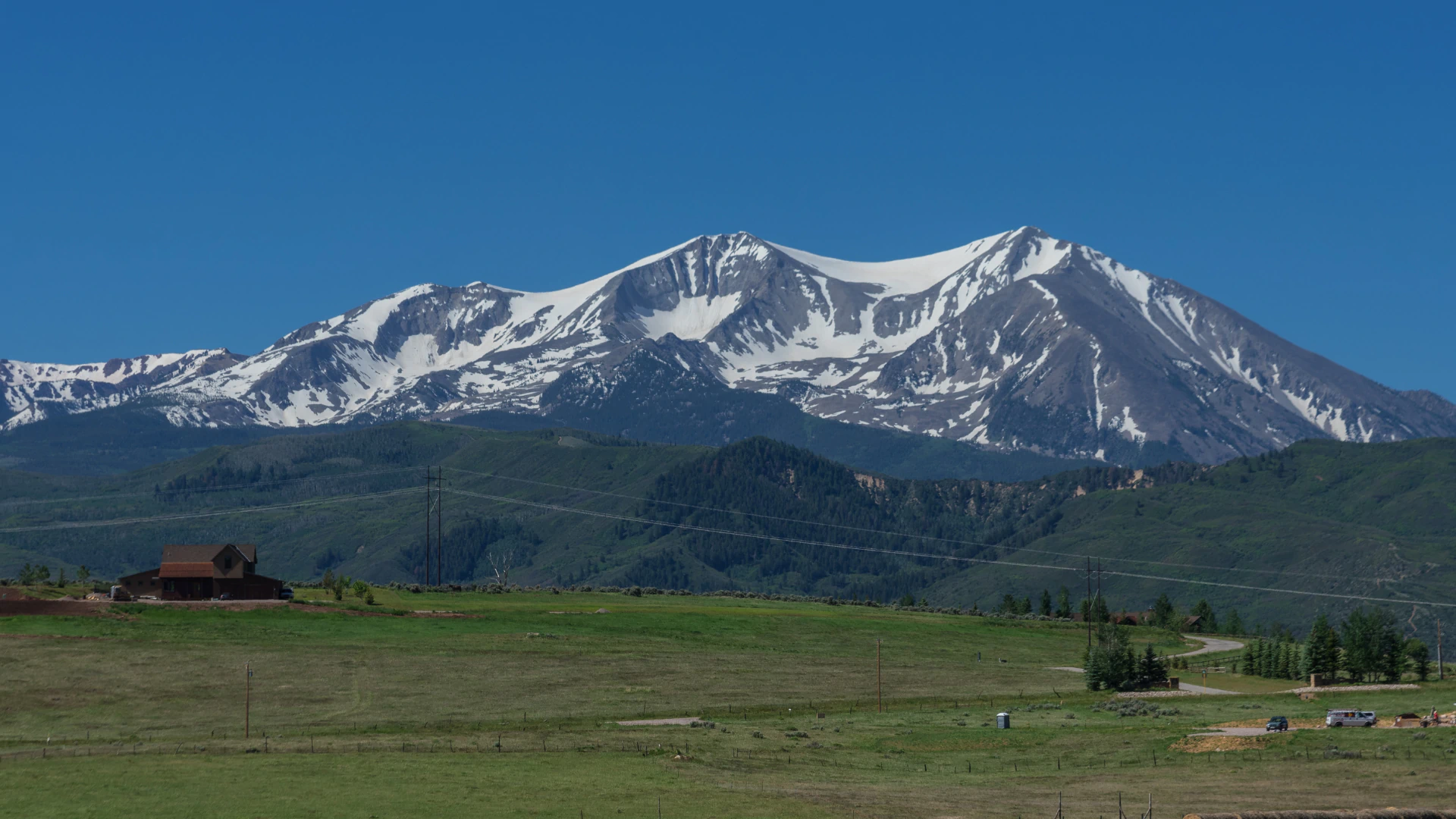 a view of the mount sopris colorado